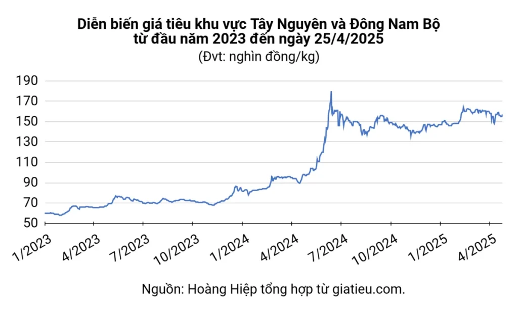Nhìn Lại Giá Tiêu Năm 2025: Đỉnh Điểm & Bài Học Cho Nhà Nông