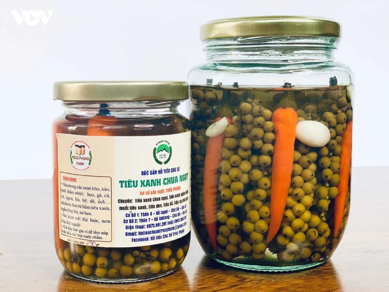 Hũ tiêu xanh đặc sản Chư Sê, Gia Lai thơm ngon chất lượng